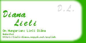 diana lieli business card